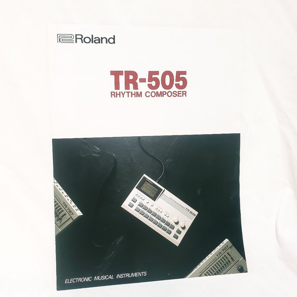Roland TR-505 Rhythm Composer Electronic Musical Instruments Brochure Only